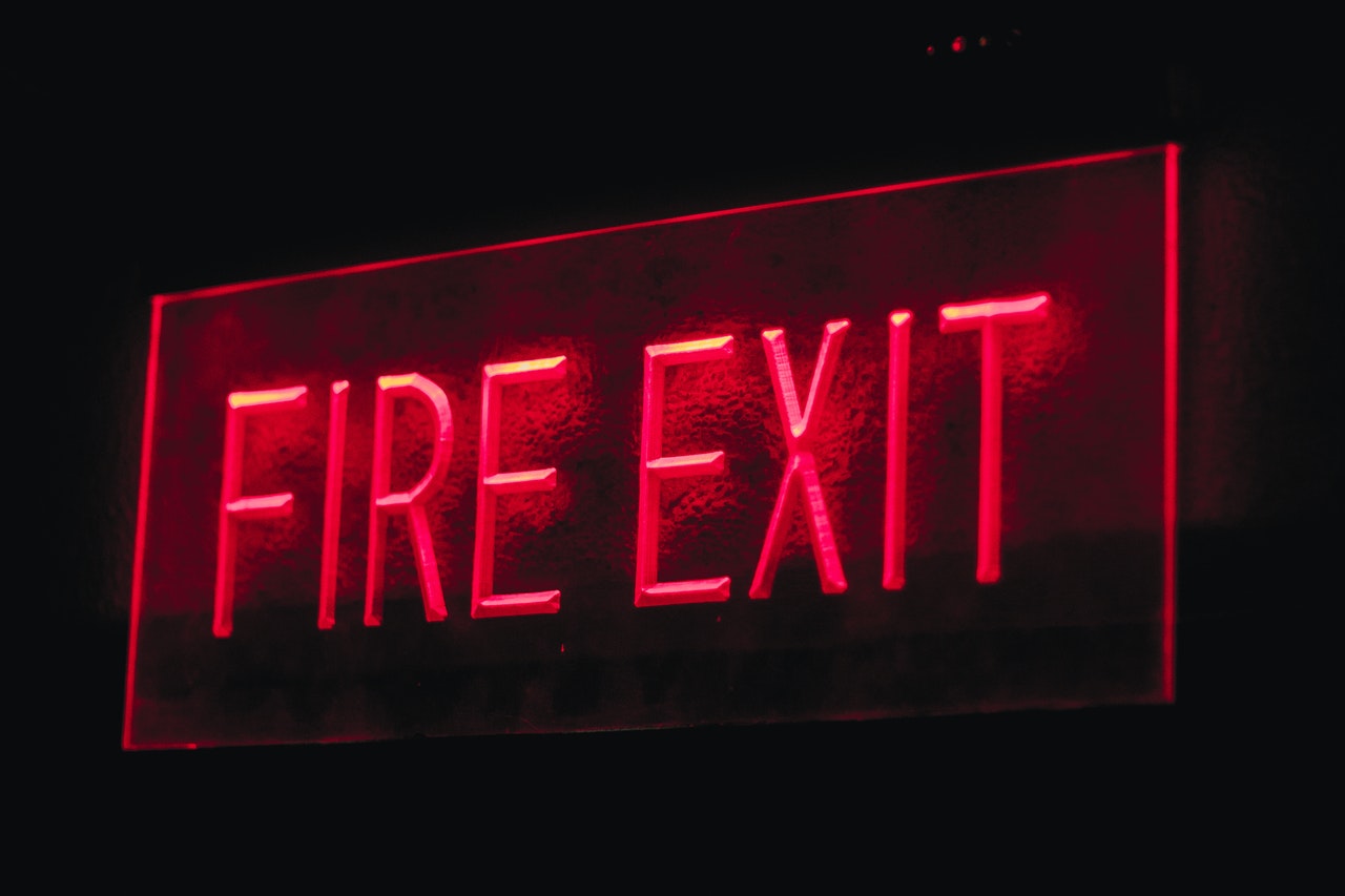 Luces de contracción contra incendios