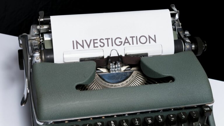 Investigation report template