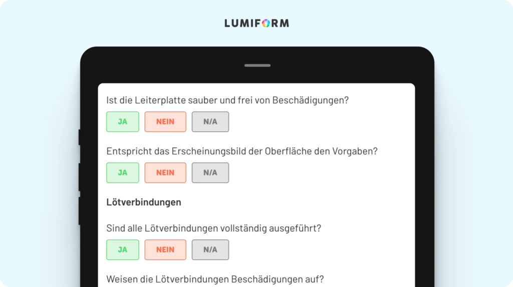 Checkliste für die Sichtprüfung von Leiterplatten