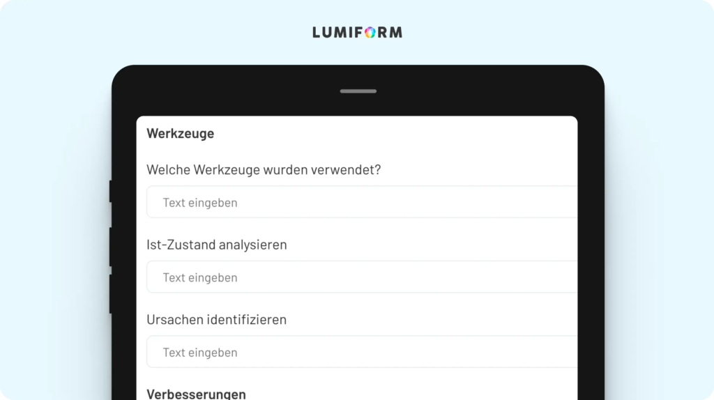 A3-Vorlage für Lean Six Sigma