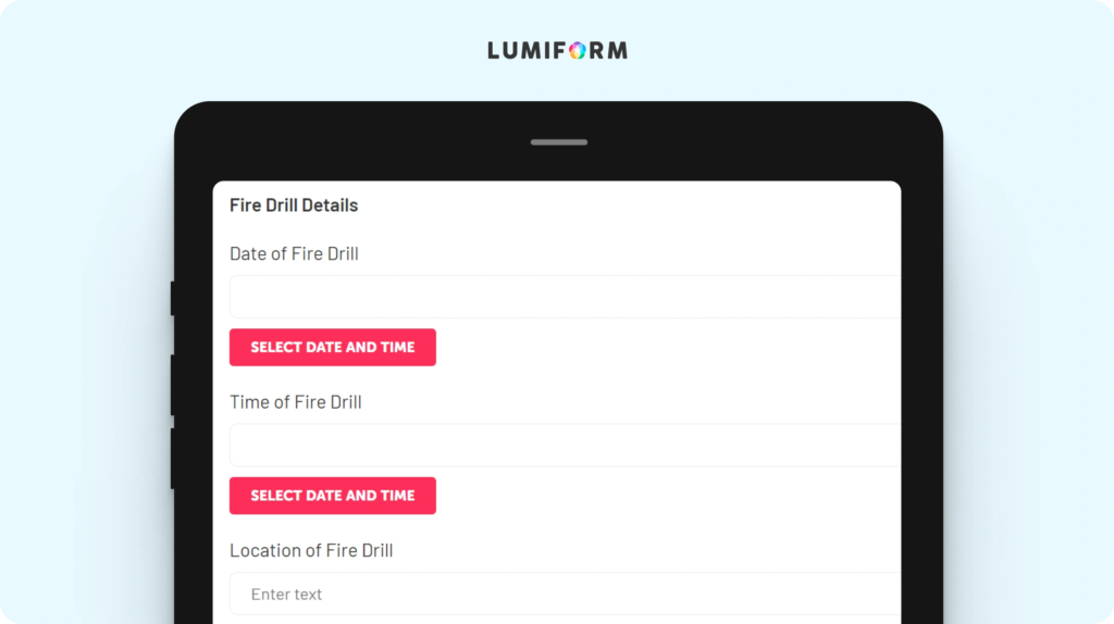 OCFS fire drill log template
