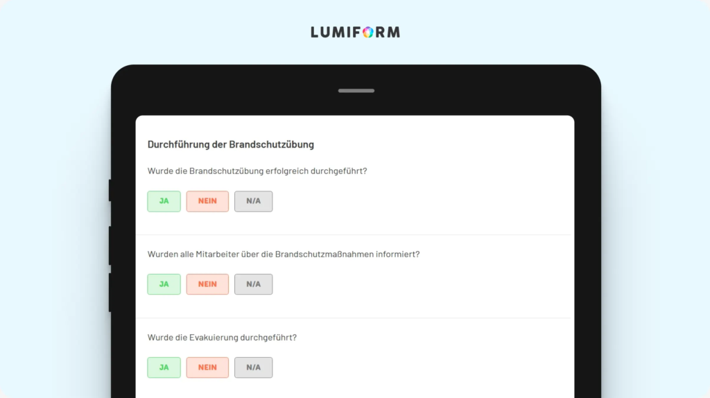 Brandschutzübung Unternehmen Checkliste