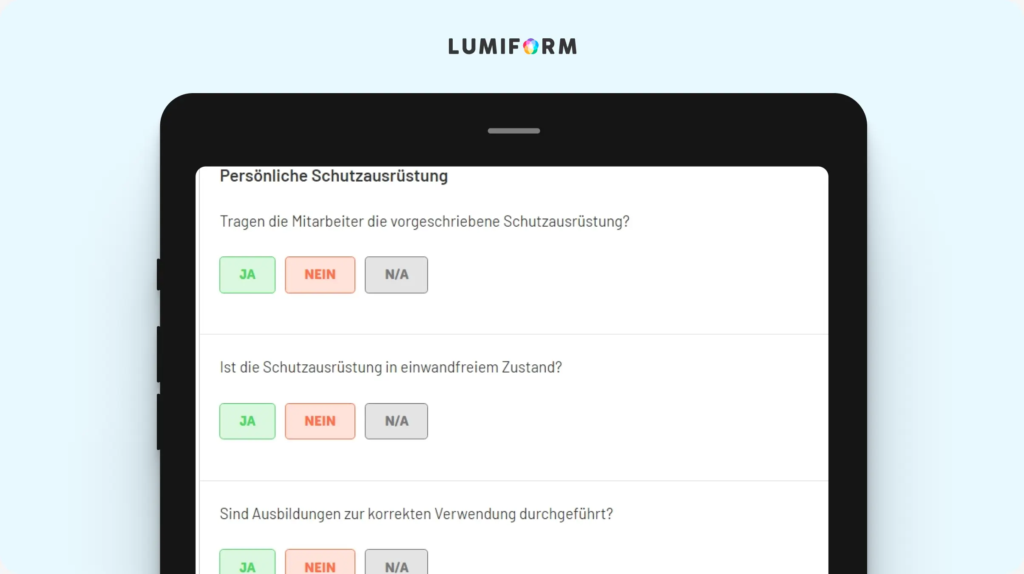 Sicherheitsaudits Produktion Checkliste