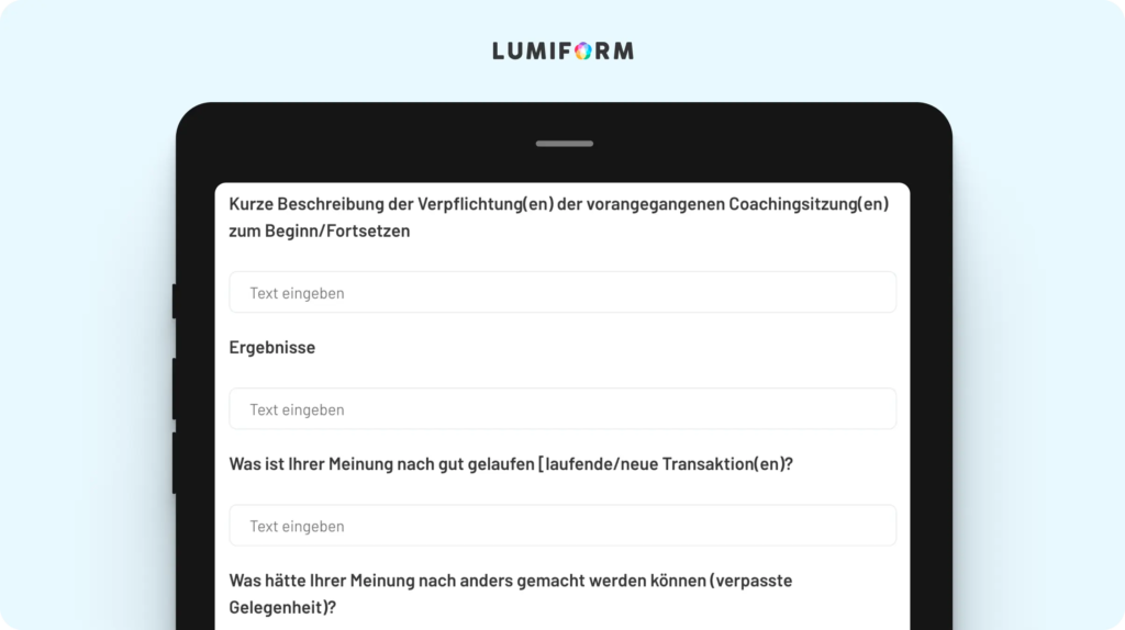 Vorlage zur Schulungsbewertung