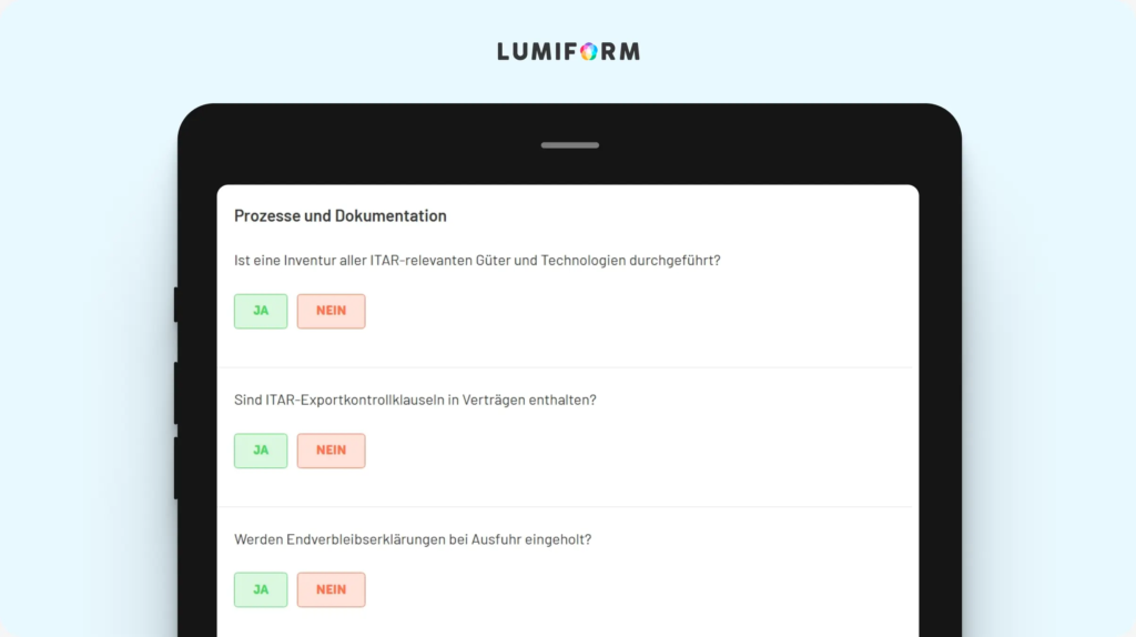 ITAR Compliance Checkliste Datenschutz