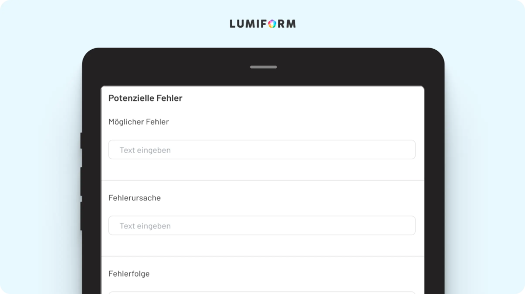 Design FMEA Vorlage