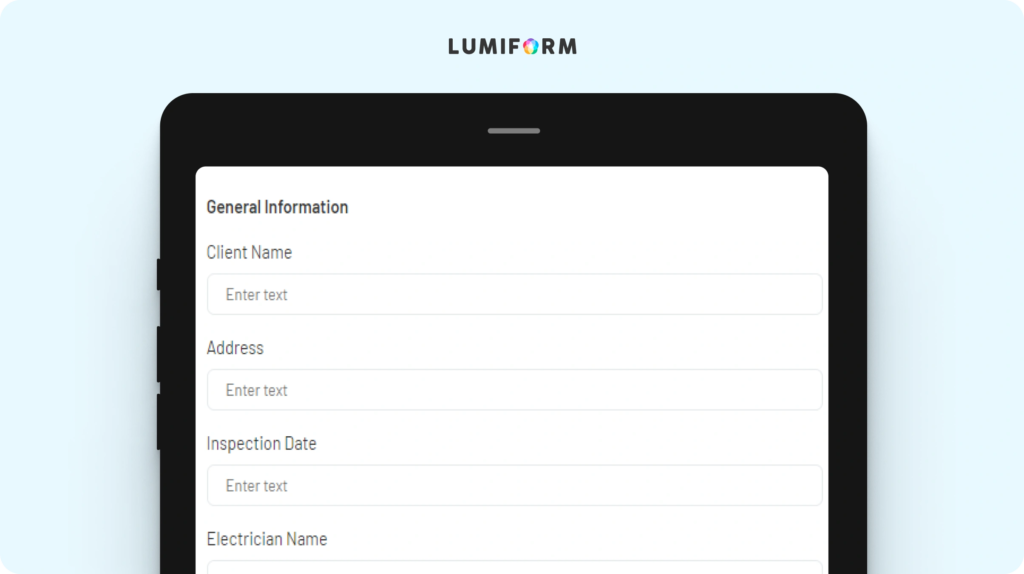 Electrician electrical inspection checklist template