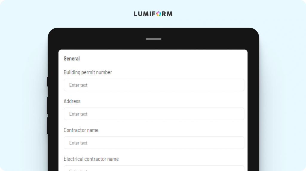 Final electrical inspection checklist Tennessee template