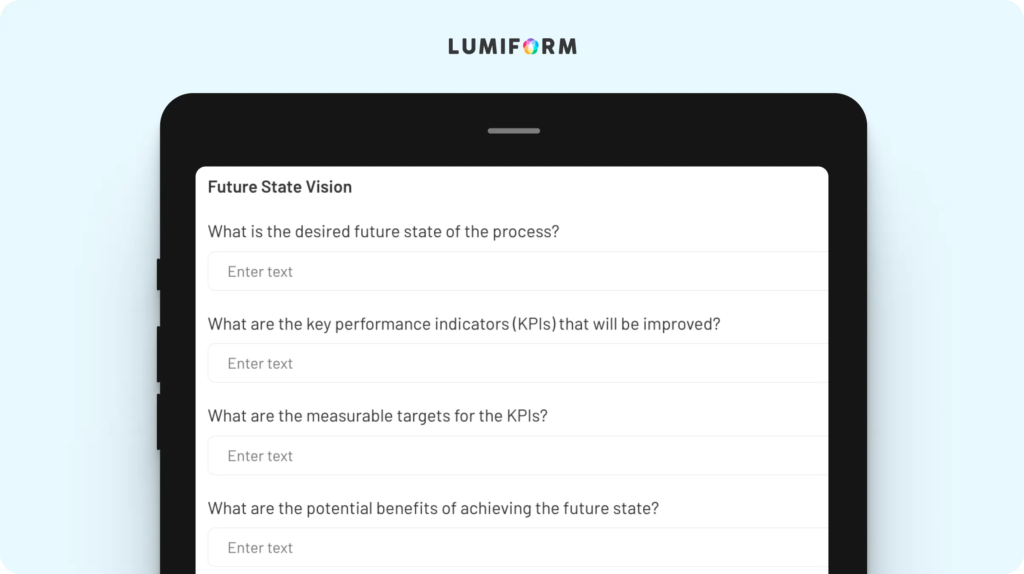Kaizen planning template