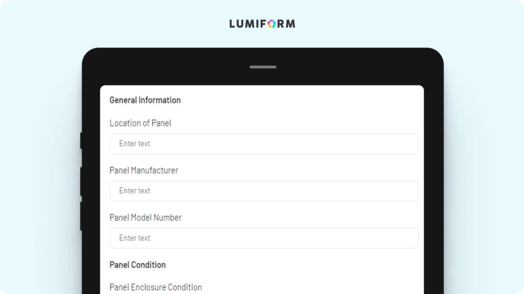 Electrical panel inspection checklist template