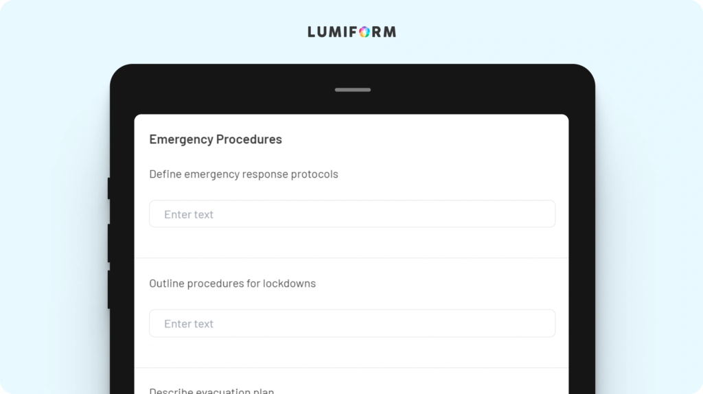 School crisis management plan template