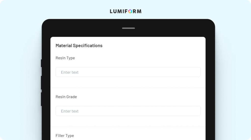 Injection molding process validation template