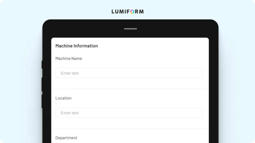 Machine specific lockout tagout procedure template