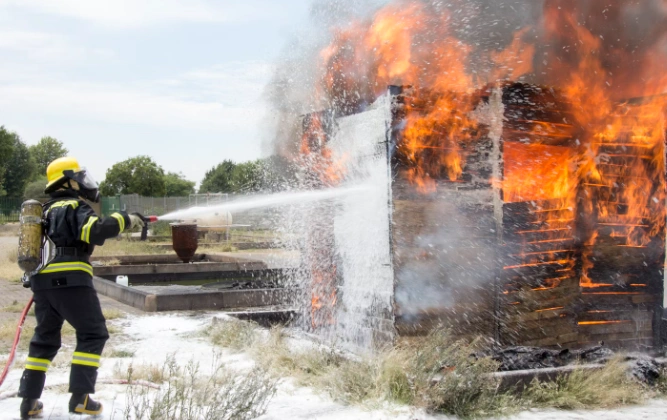 Fire emergency action plan template