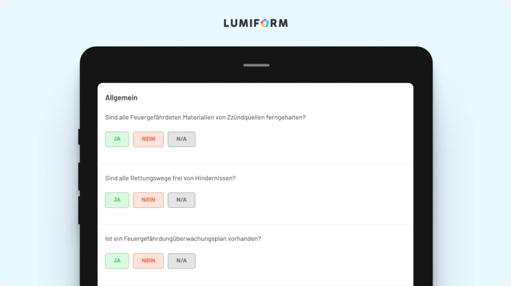 Food Truck Brandschutz Checkliste