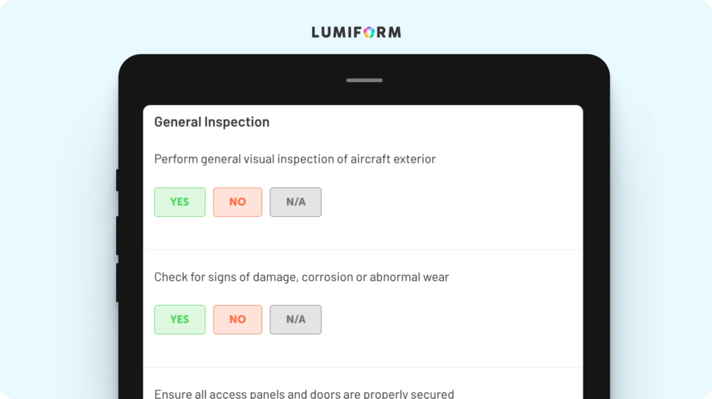 Aircraft 100-hour inspection checklist