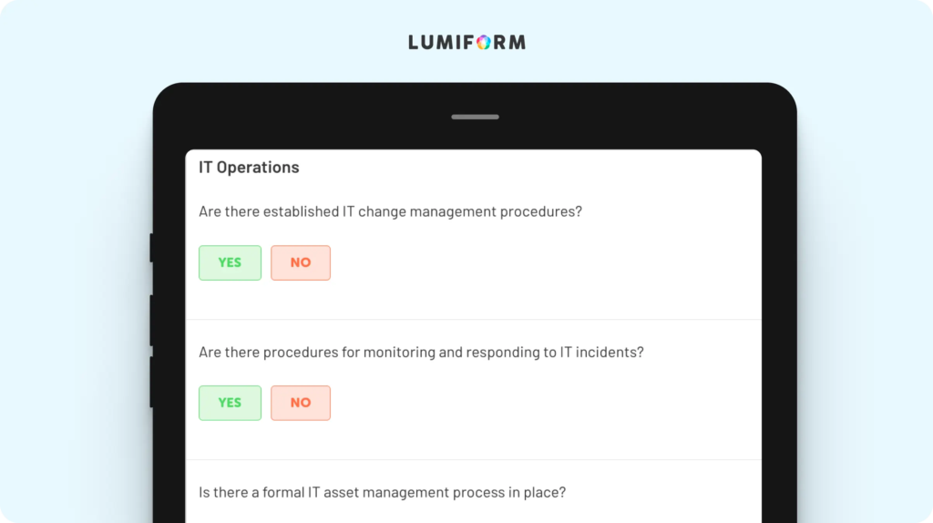 IT audit risk assessment template