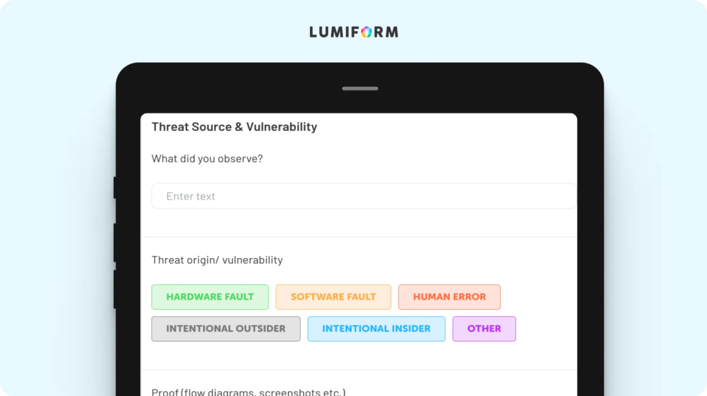IT risk assessment template