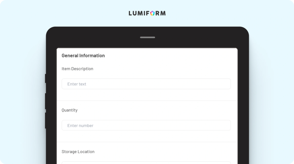 Inventory log template