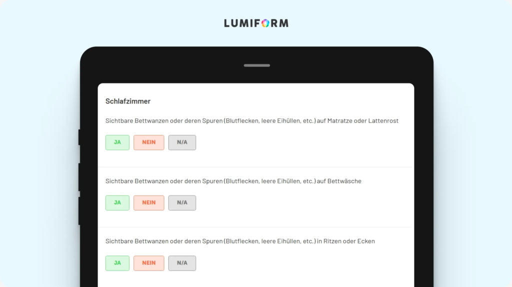 Bettwanzen Checkliste für Mieter