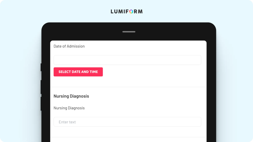 Nursing diagnosis template