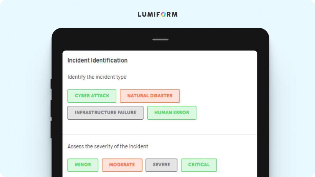 Incident management SOP template