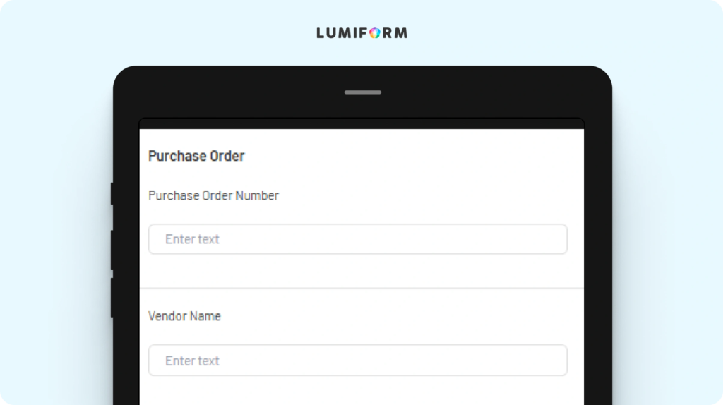 Construction purchase order template