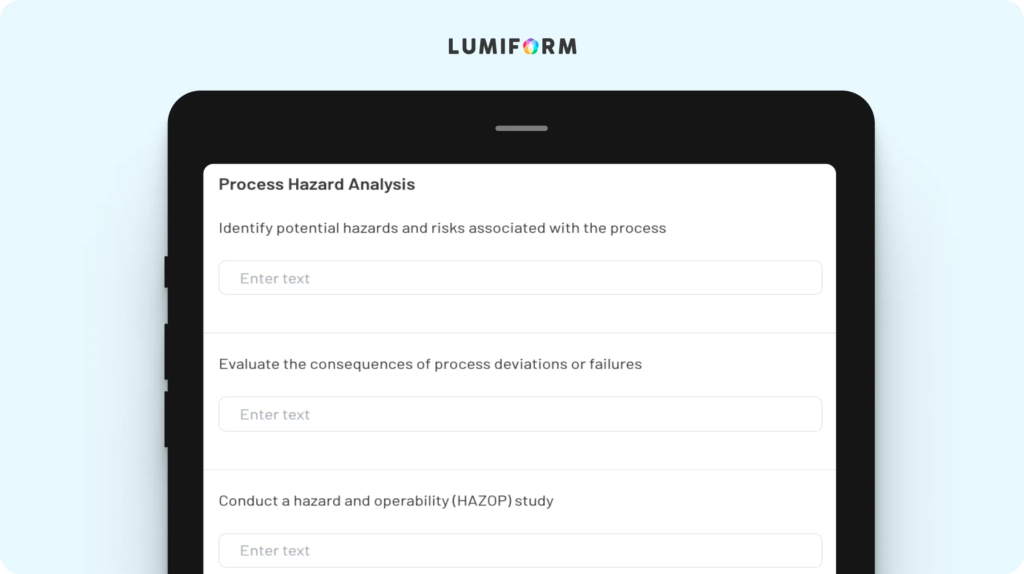 Process safety management plan template