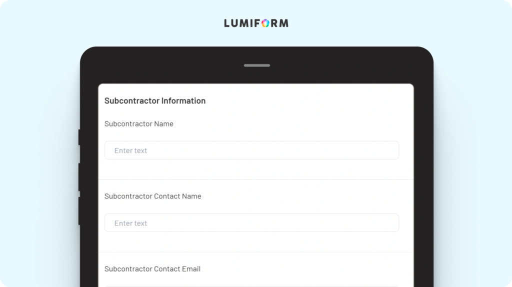 Subcontractor health and safety assessment template