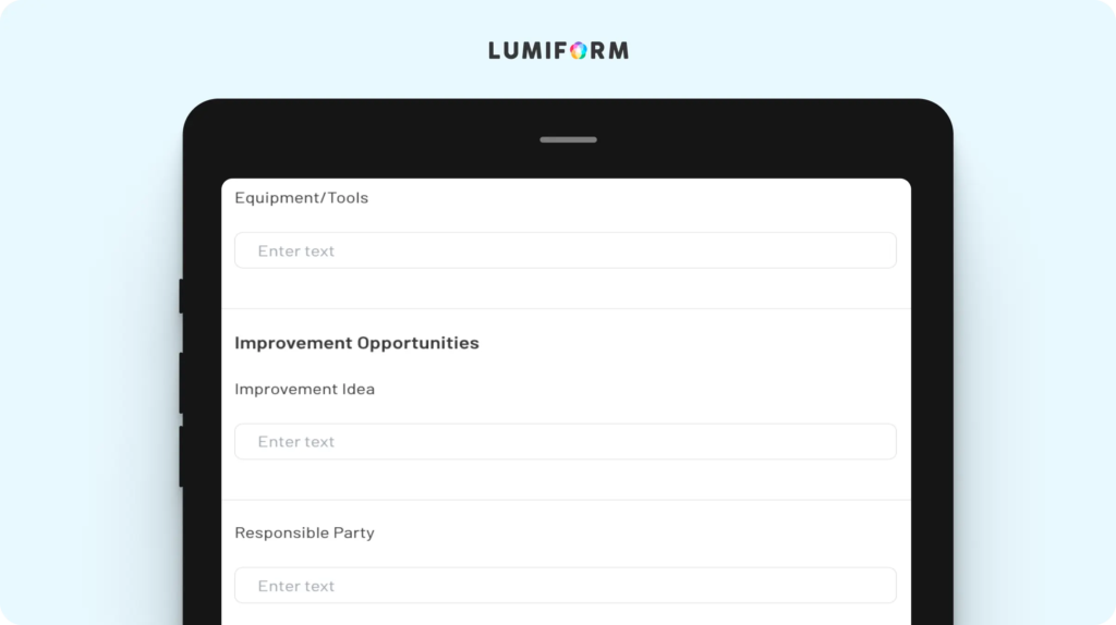 Lean value stream mapping template