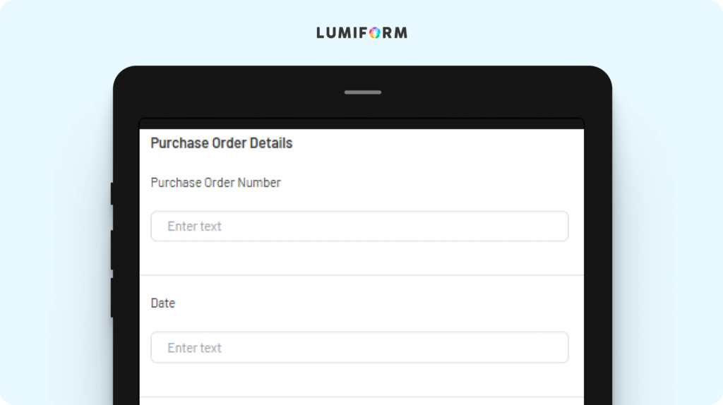 Purchase order template