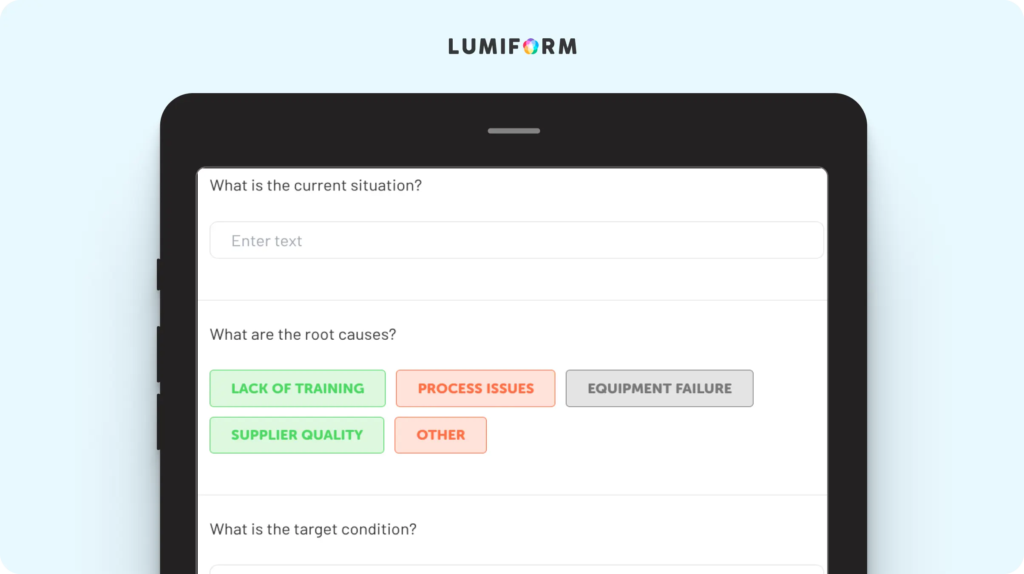 PDCA A3 template