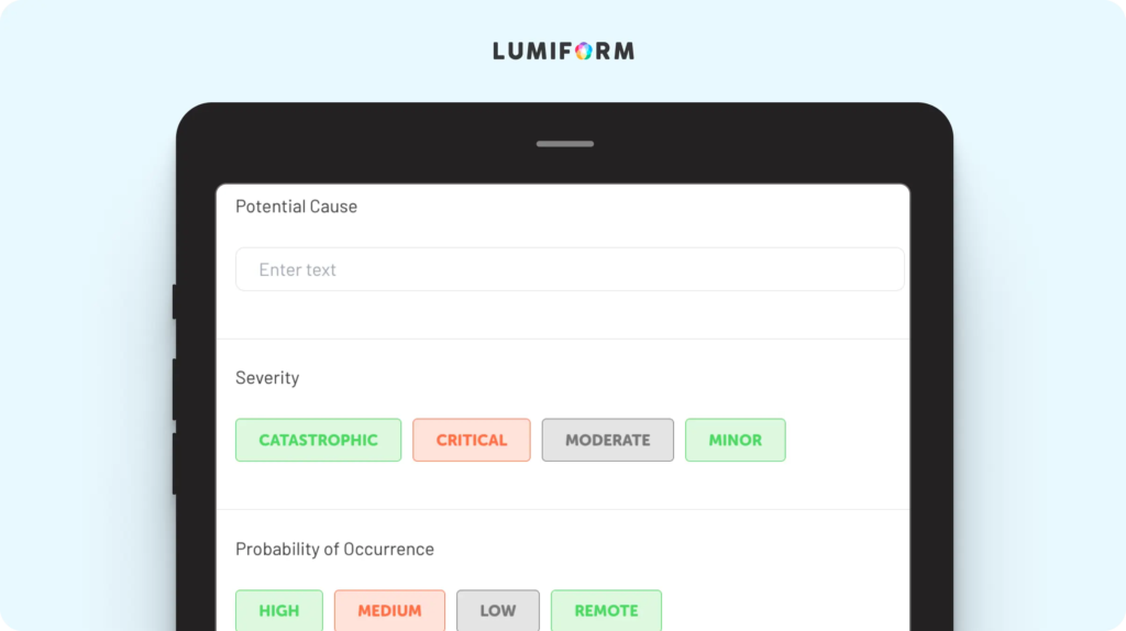 Quality risk management SOP template