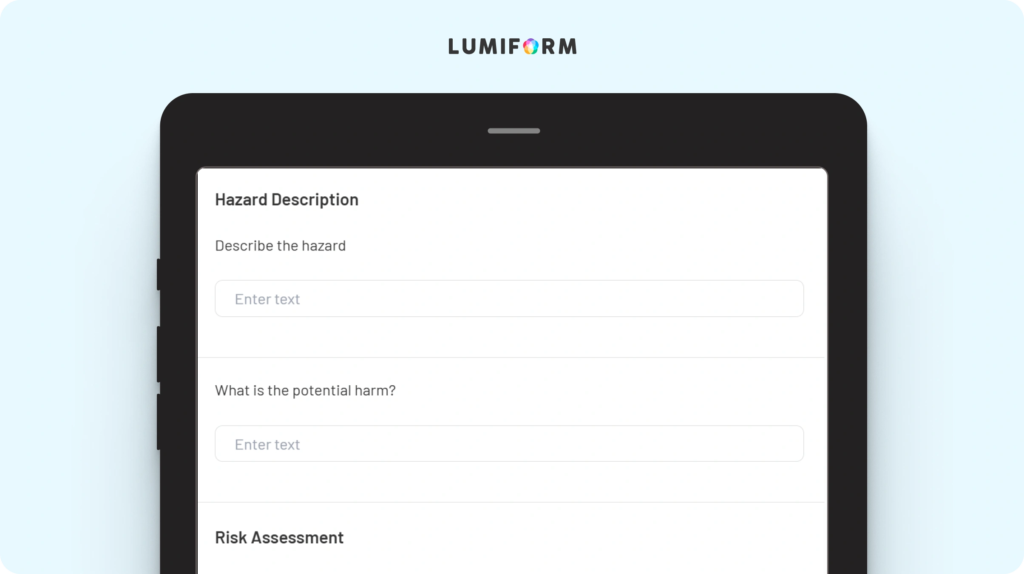 Farm safety risk assessment template