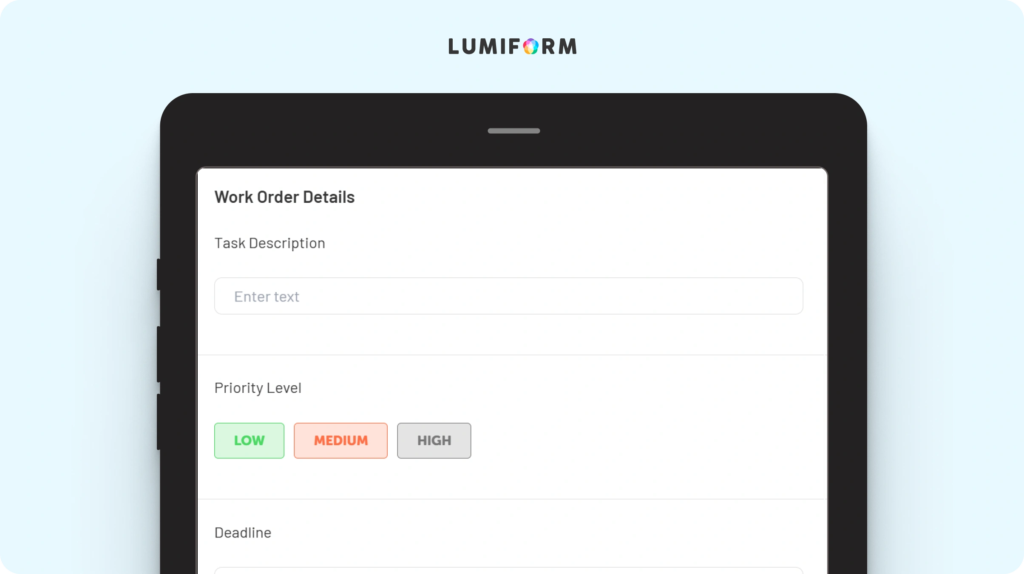 Property maintenance work order template