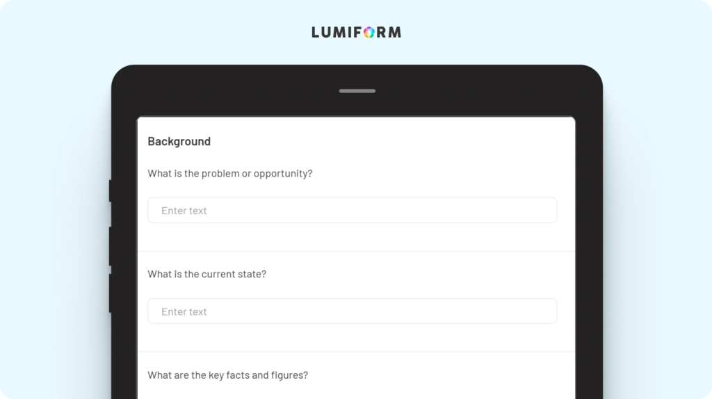 A3 lean template