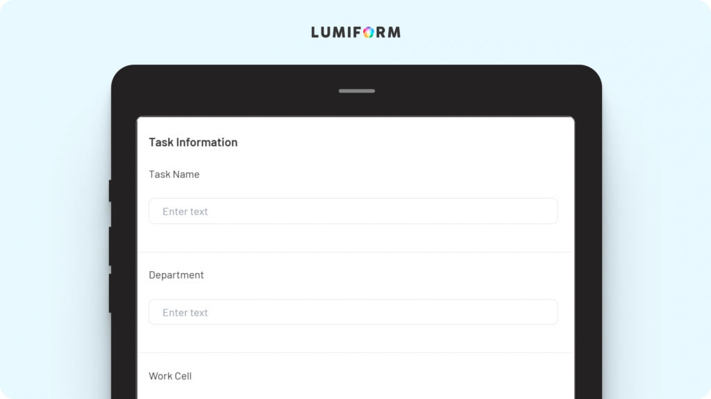 Lean standard work template