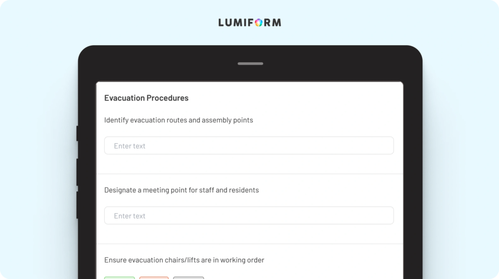 Care home contingency plan template