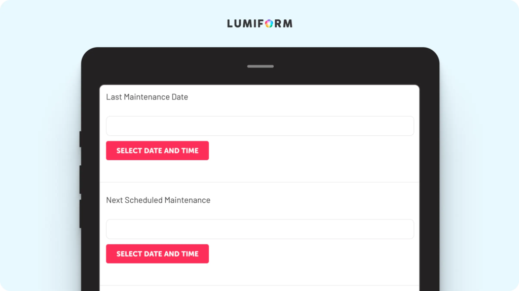 Asset maintenance plan template