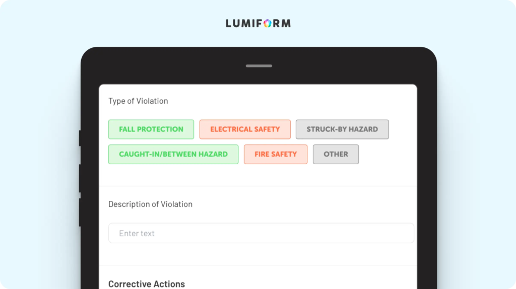 Construction safety plan template