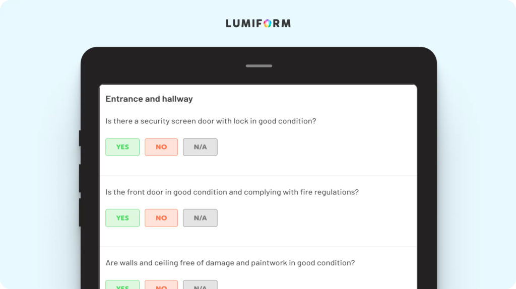 Facility maintenance checklist template