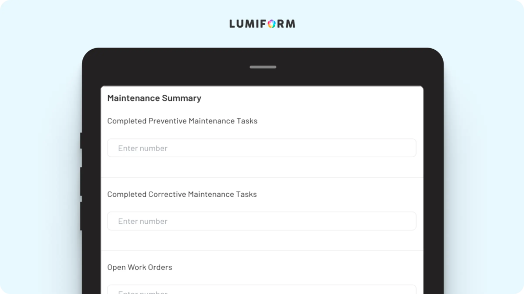 Facility management monthly report template