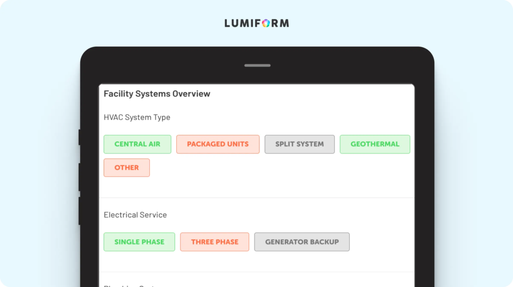 Facility management SOP template