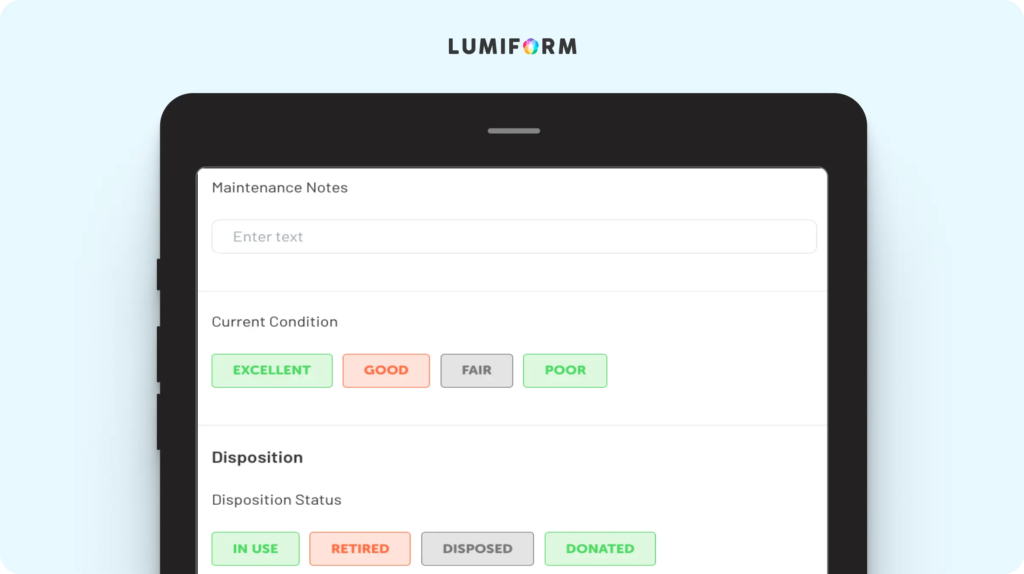 Office asset management template