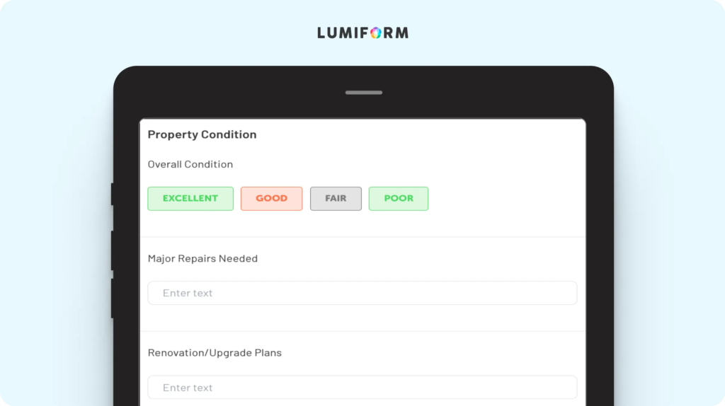 Real estate asset management report template