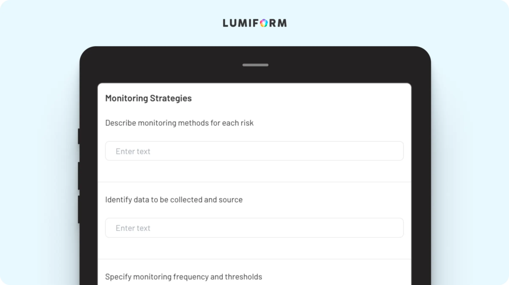 Risk-based monitoring plan template