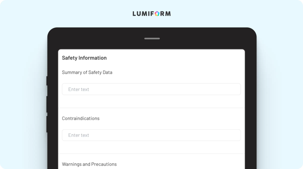 Summary of safety and clinical performance template