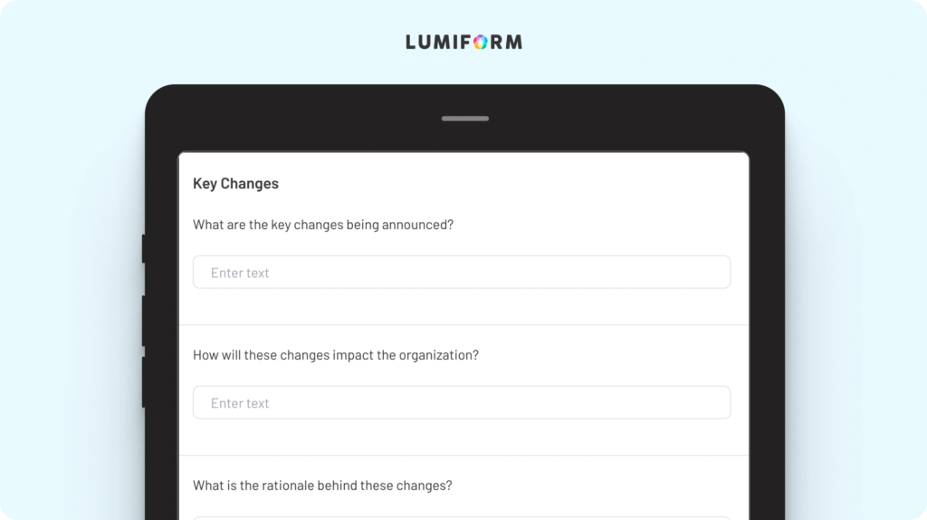 Organizational restructuring organizational change announcement template