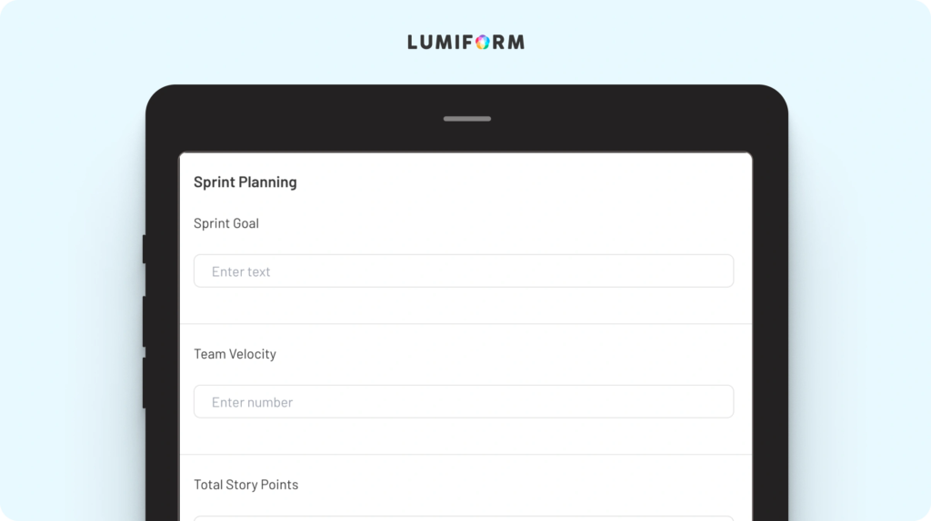 Agile capacity planning template