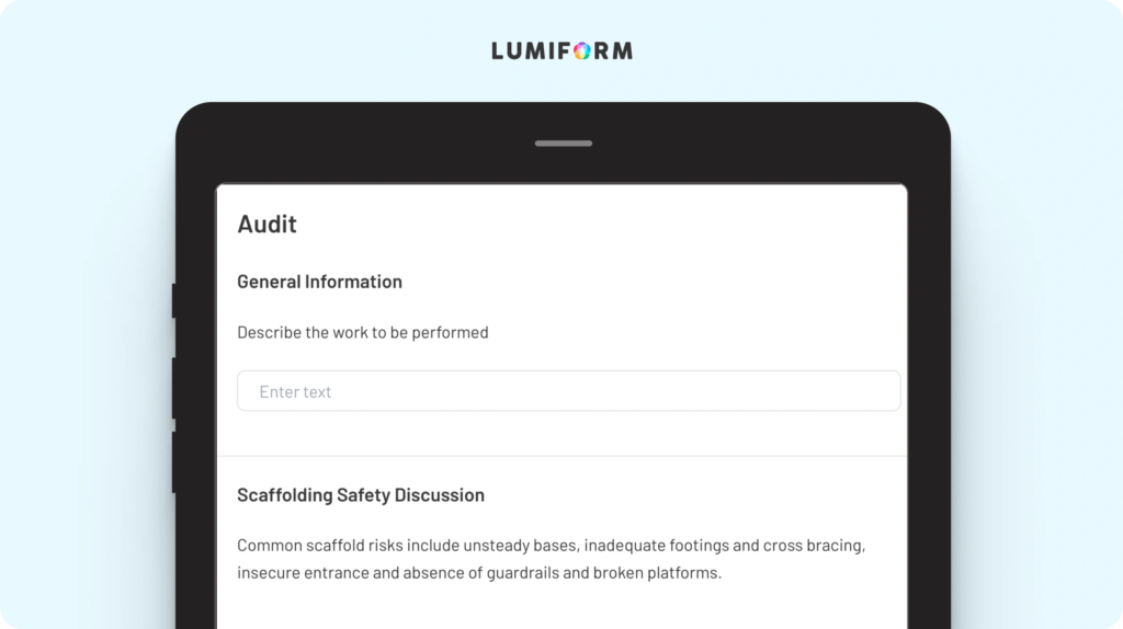 Scaffolding toolbox talk template
